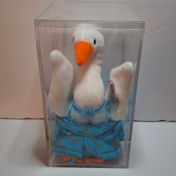 Ty Beanie Baby “Gracie” the Swan – 1997 Retired Plush | 4th/5th Gen Tags, Mint - Picture 1 of 8